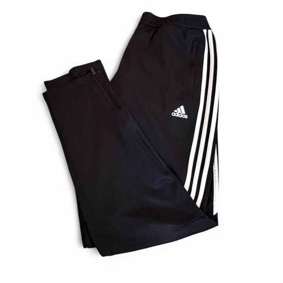 Adidas Women's Black and Grey Joggers-tracksuits - Picture 1 of 8